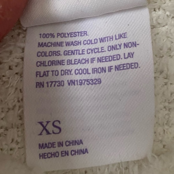 ⭐️ Stars Above Ivory Fuzzy Sweater XS - Picture 7 of 10